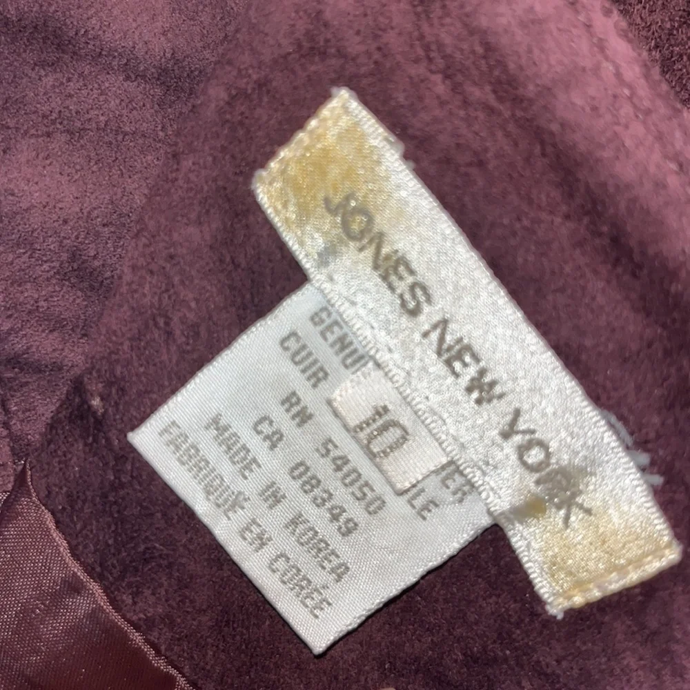 Vintage Jones New York Suede Skirt